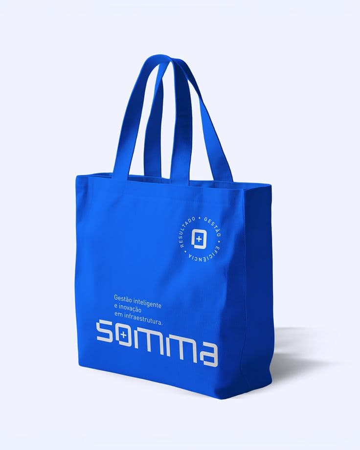 Corporate Gusseted Heavy Canvas Shopper Tote